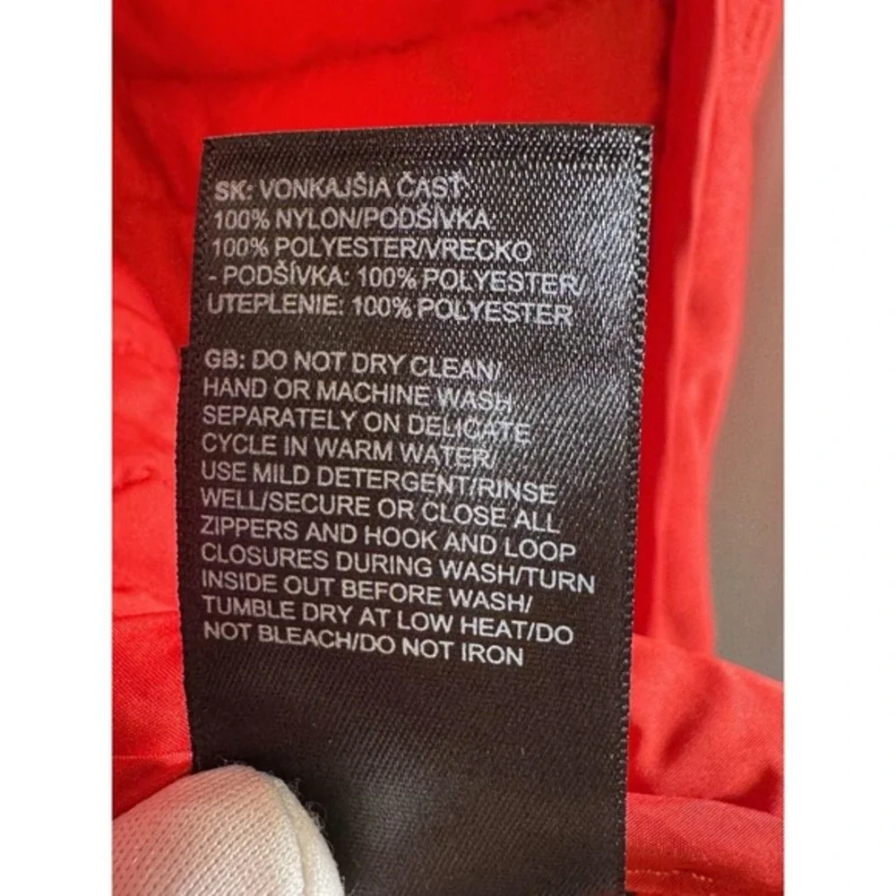 The North Face‎ Red Lightweight Puffer Jacket Full Zip Quilted XL 73-09